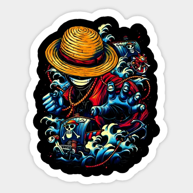 Pirate Of D Luffy Sticker by sarinurfatimah